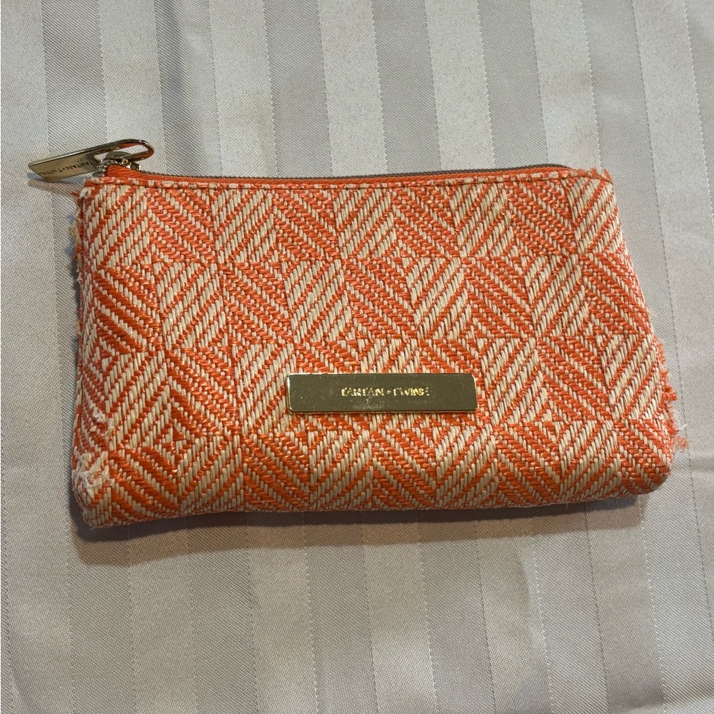 Orange Tartan Twine Wallet (Good Condition)